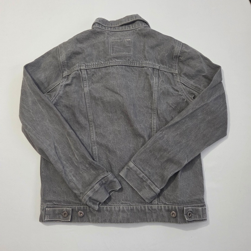 Levi Strauss Youth Gray Denim Trucker Jacket XL Extra Large Childrens - Picture 8 of 9